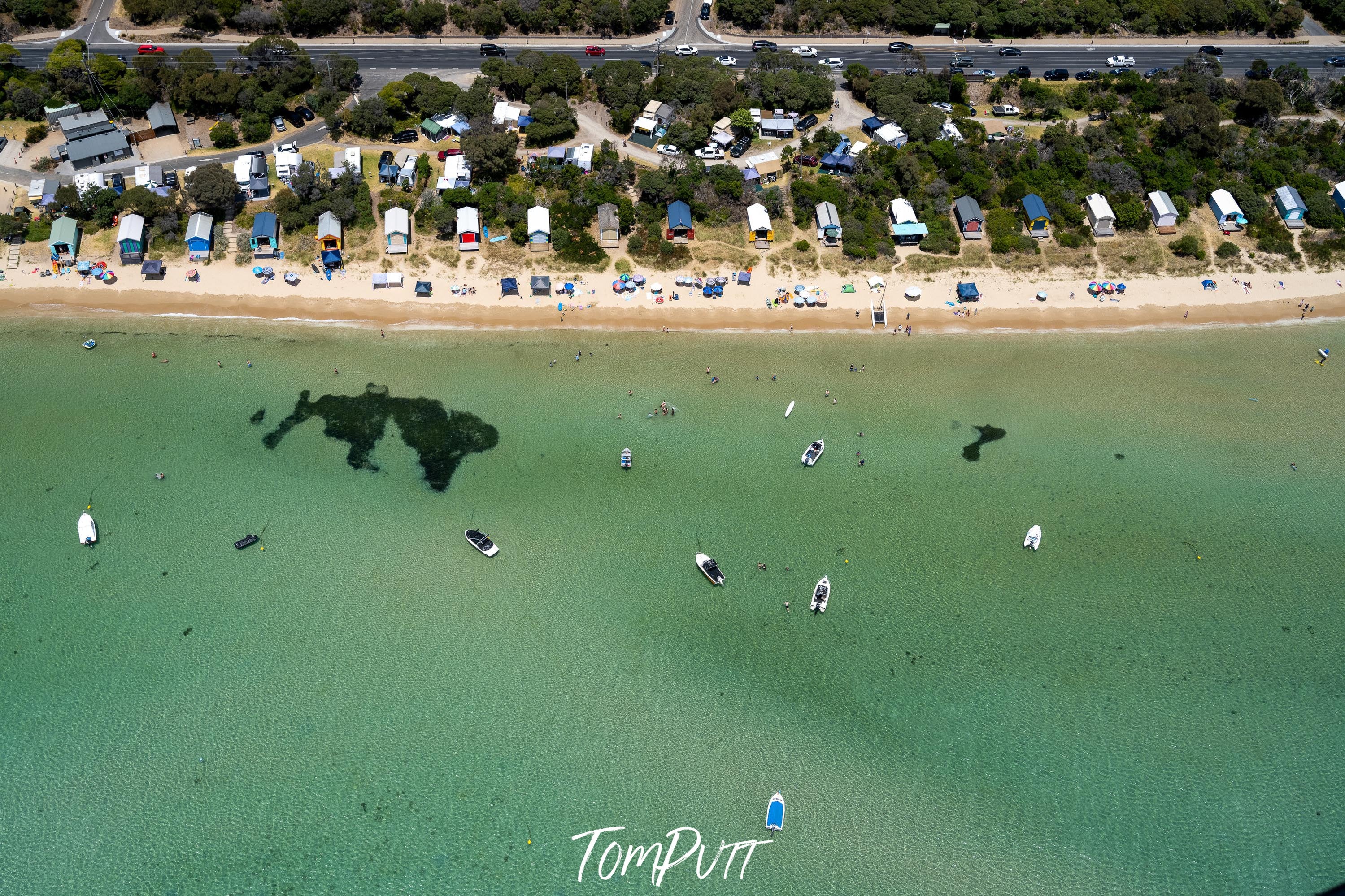 Blairgowrie Boat Sheds from above