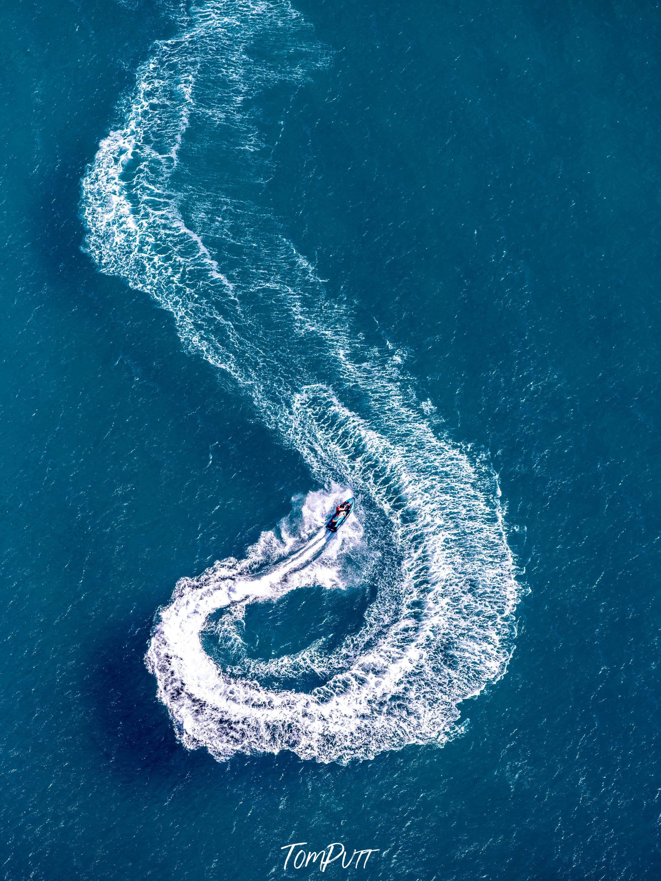 Boats on the Noosa River from above No.5, Queensland