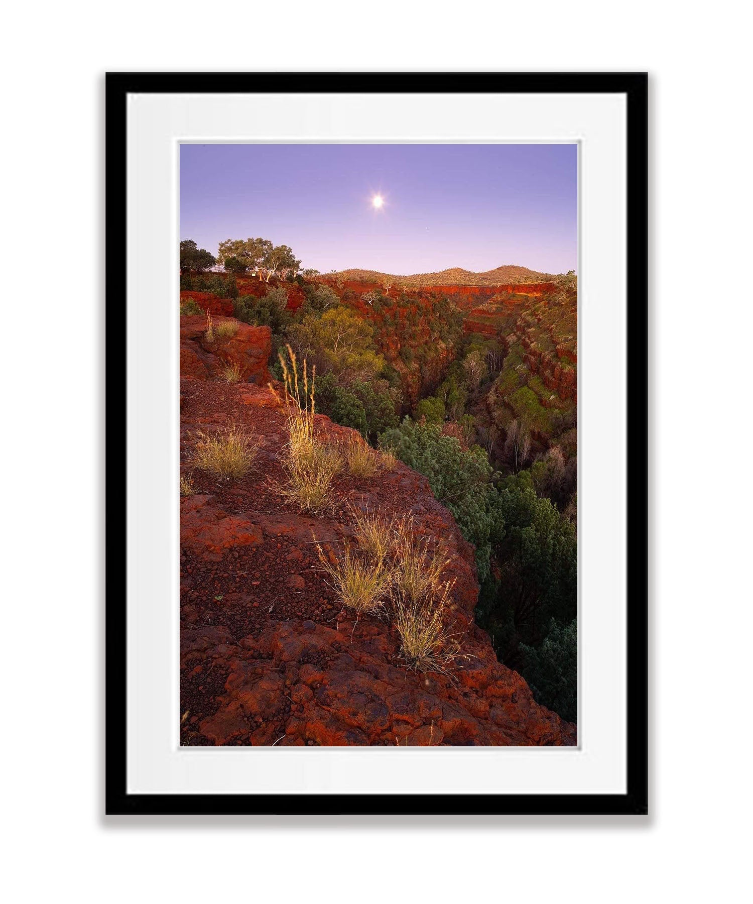 Dales Moonrise - Karijini, The Pilbara