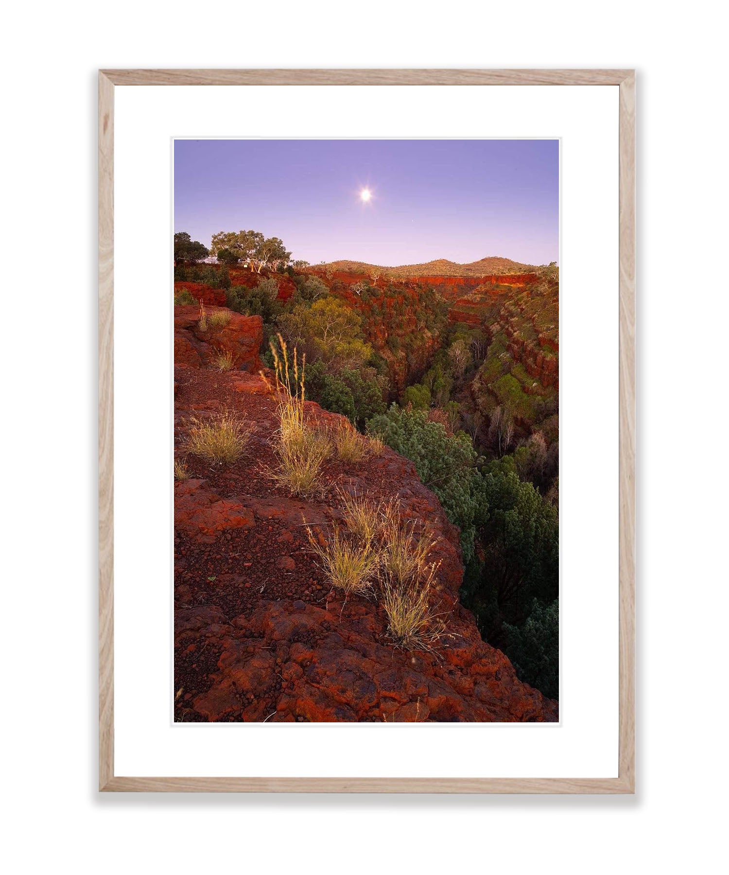 Dales Moonrise - Karijini, The Pilbara