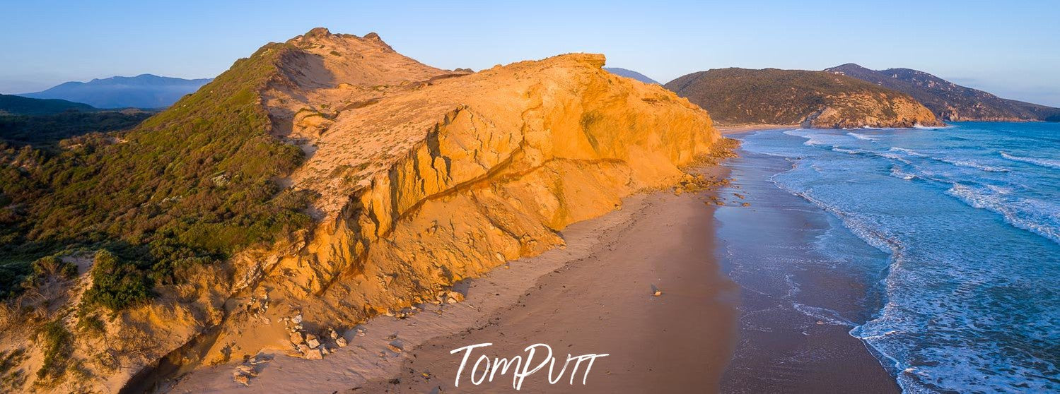 A large creek of orange mountain at the seashore, Wilson's Promontory #34