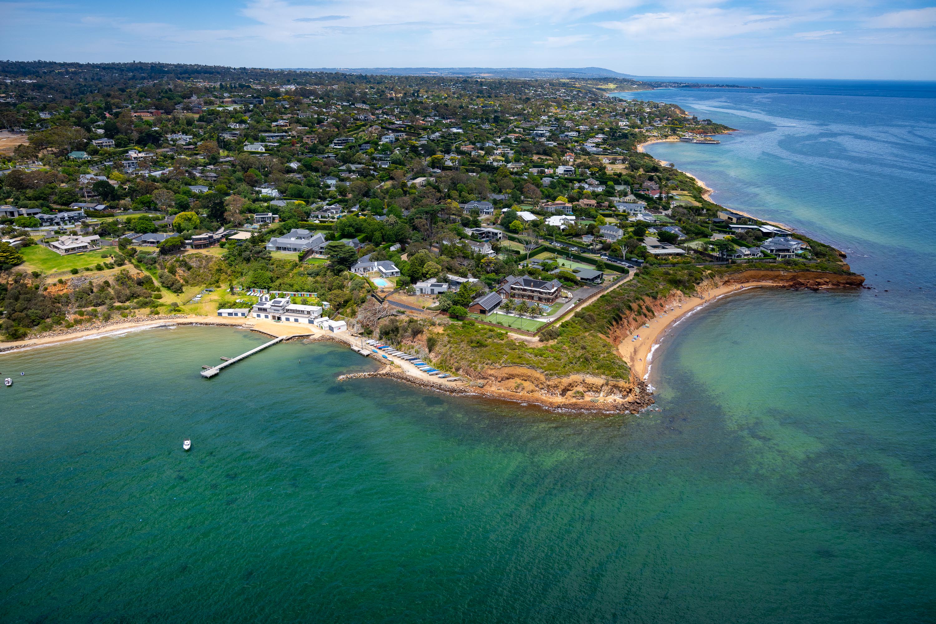 Davies Bay from above, Mount Eliza