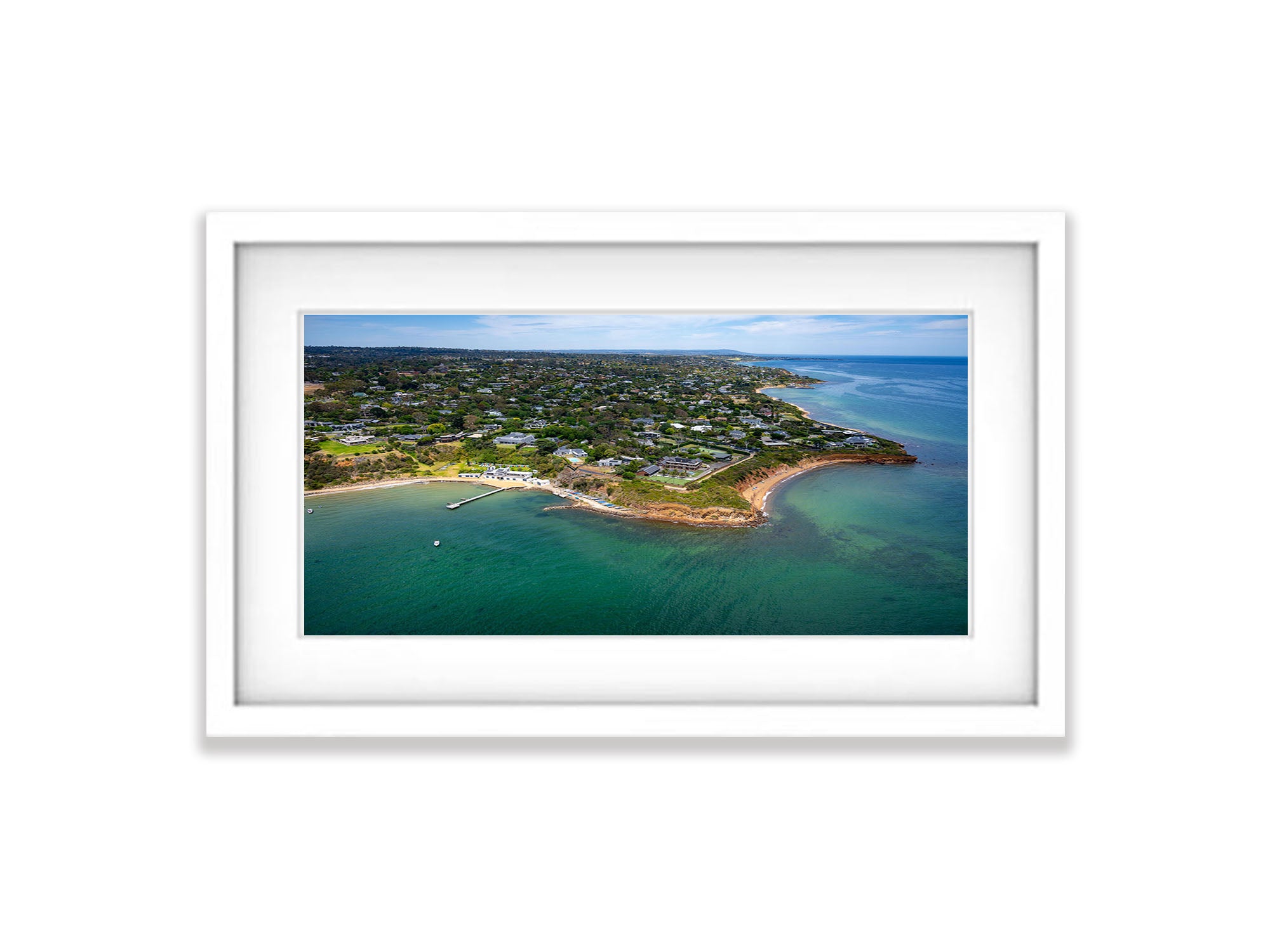 Davies Bay from above, Mount Eliza