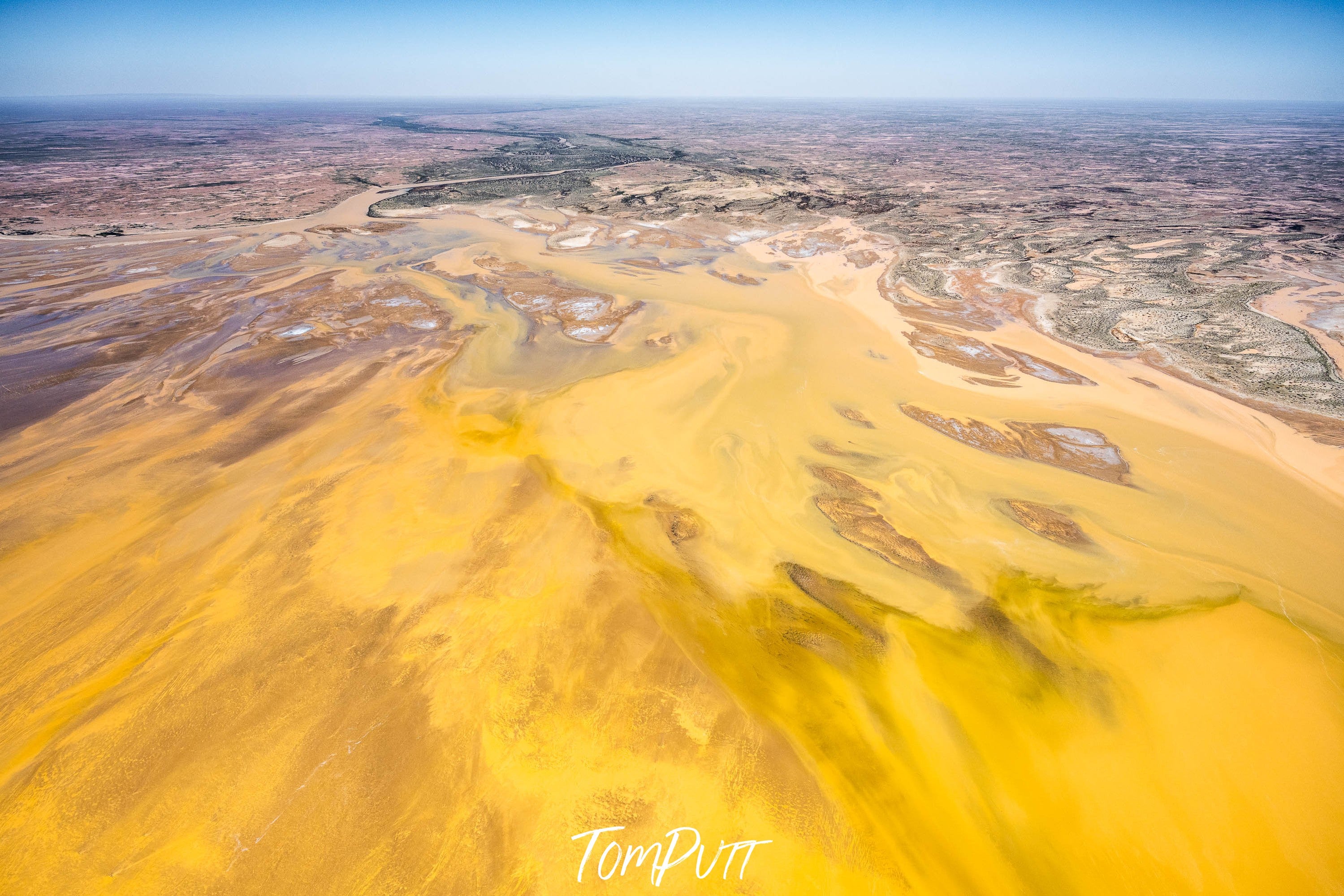 Douglas River in flood No.1, Kati Thanda-Lake Eyre