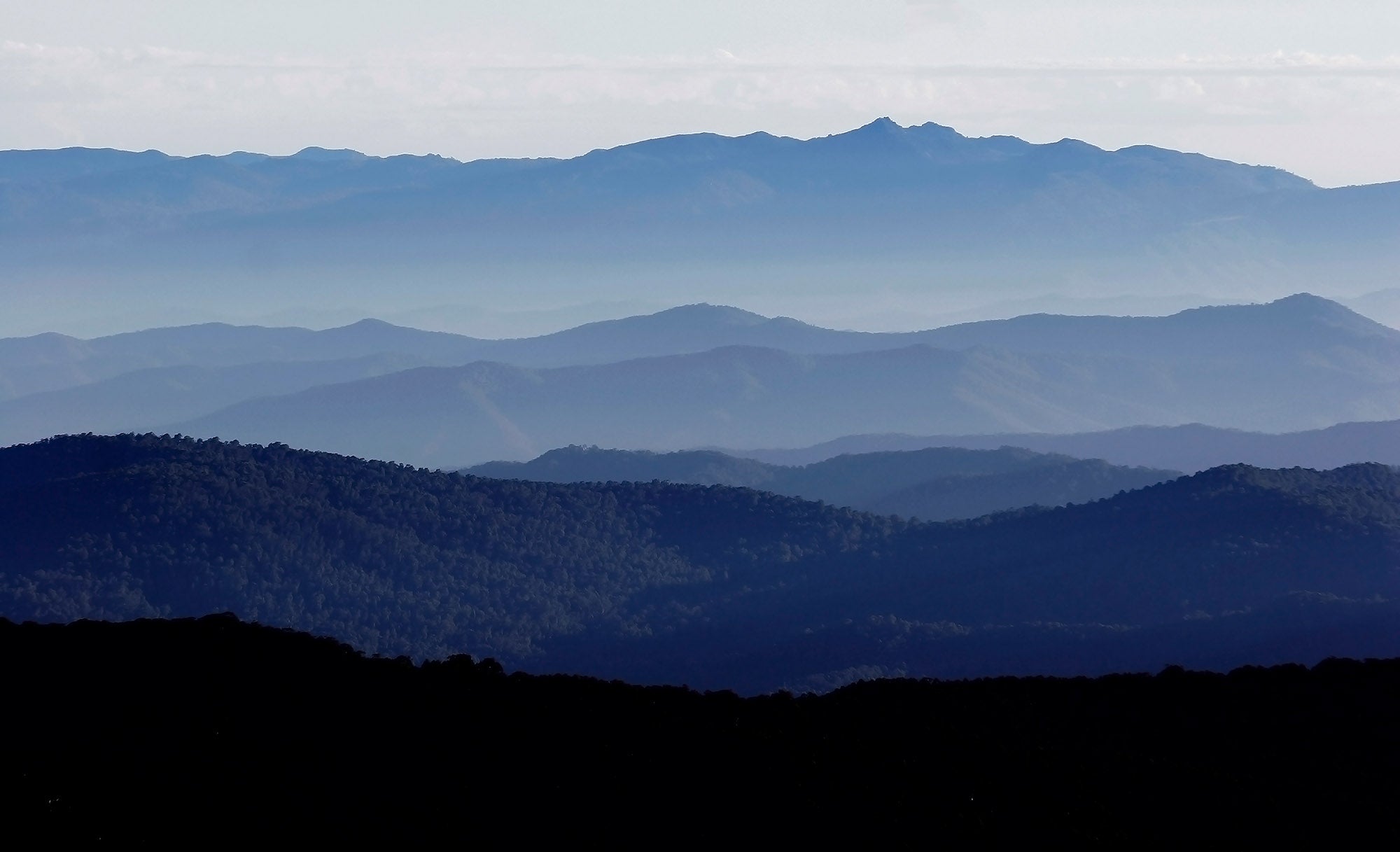 ENDLESS MOUNTAIN RANGES, VICTORIAN HIGH COUNTRY, VICTORIA