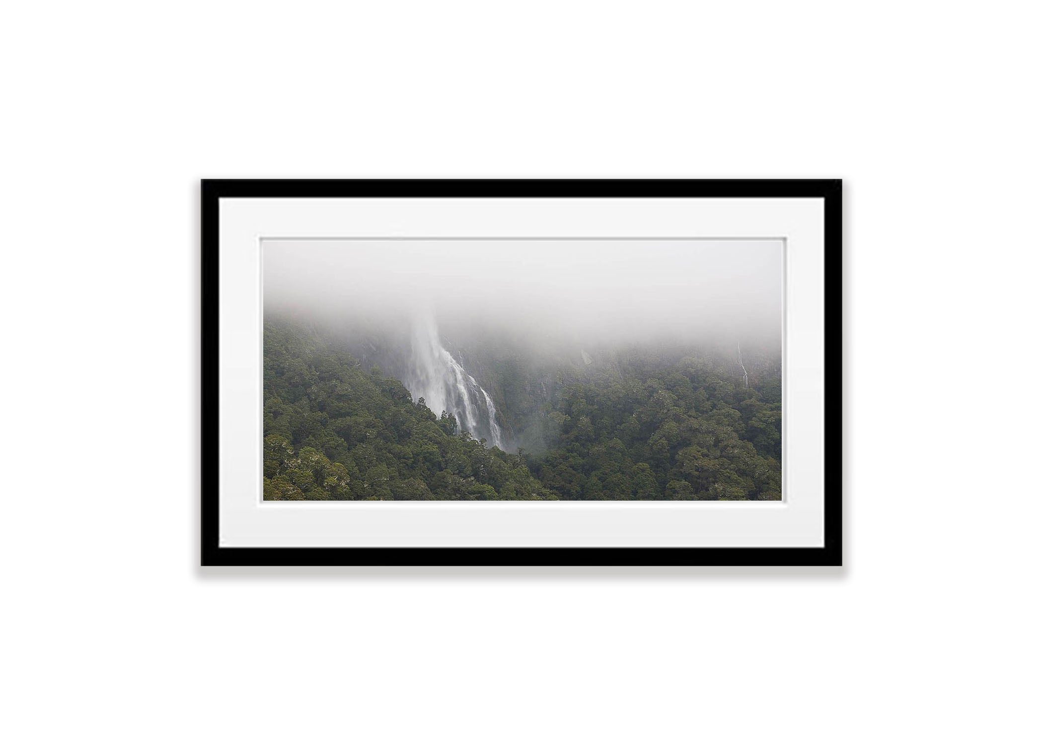Earland Falls in flood, Routeburn Track - New Zealand