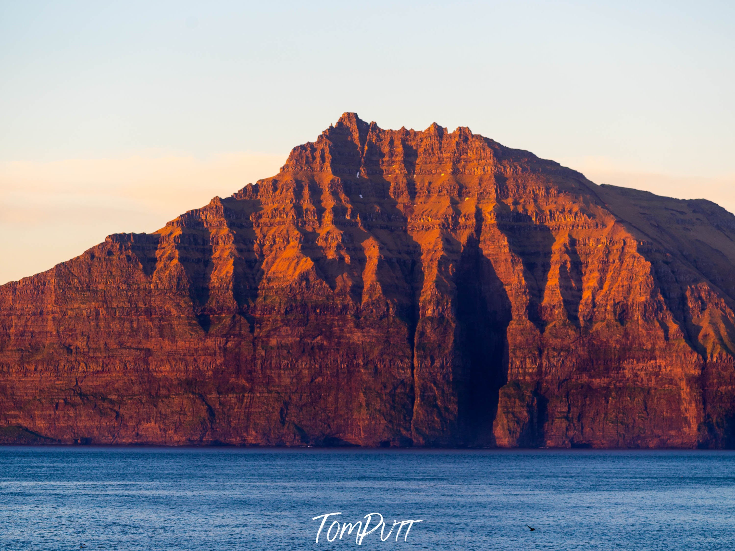 Kalsoy Cliffs at suset, Faroe Islands