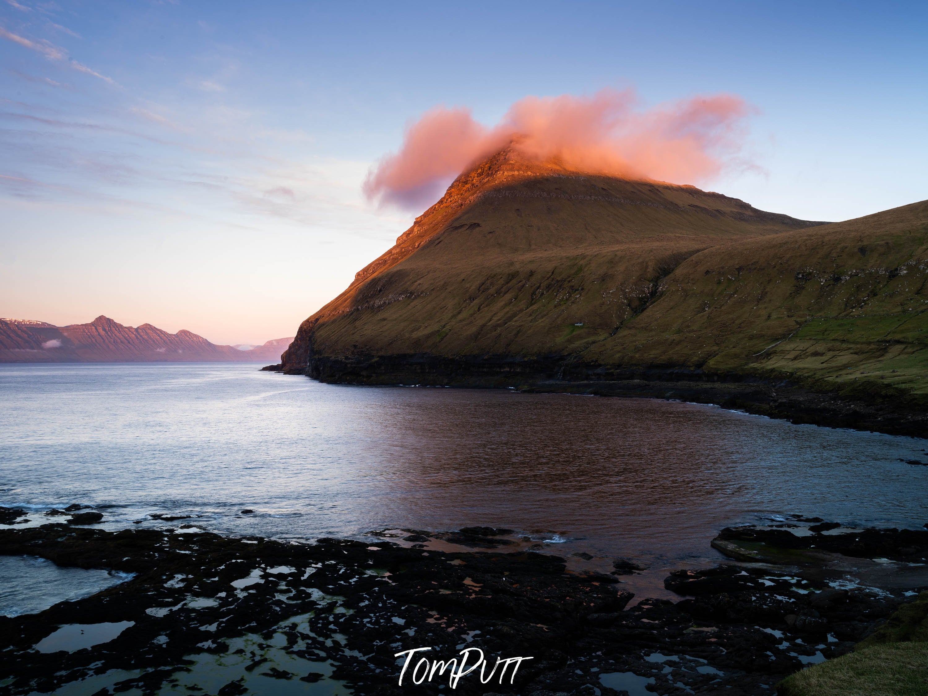 Gjogv sunset, Faroe Islands