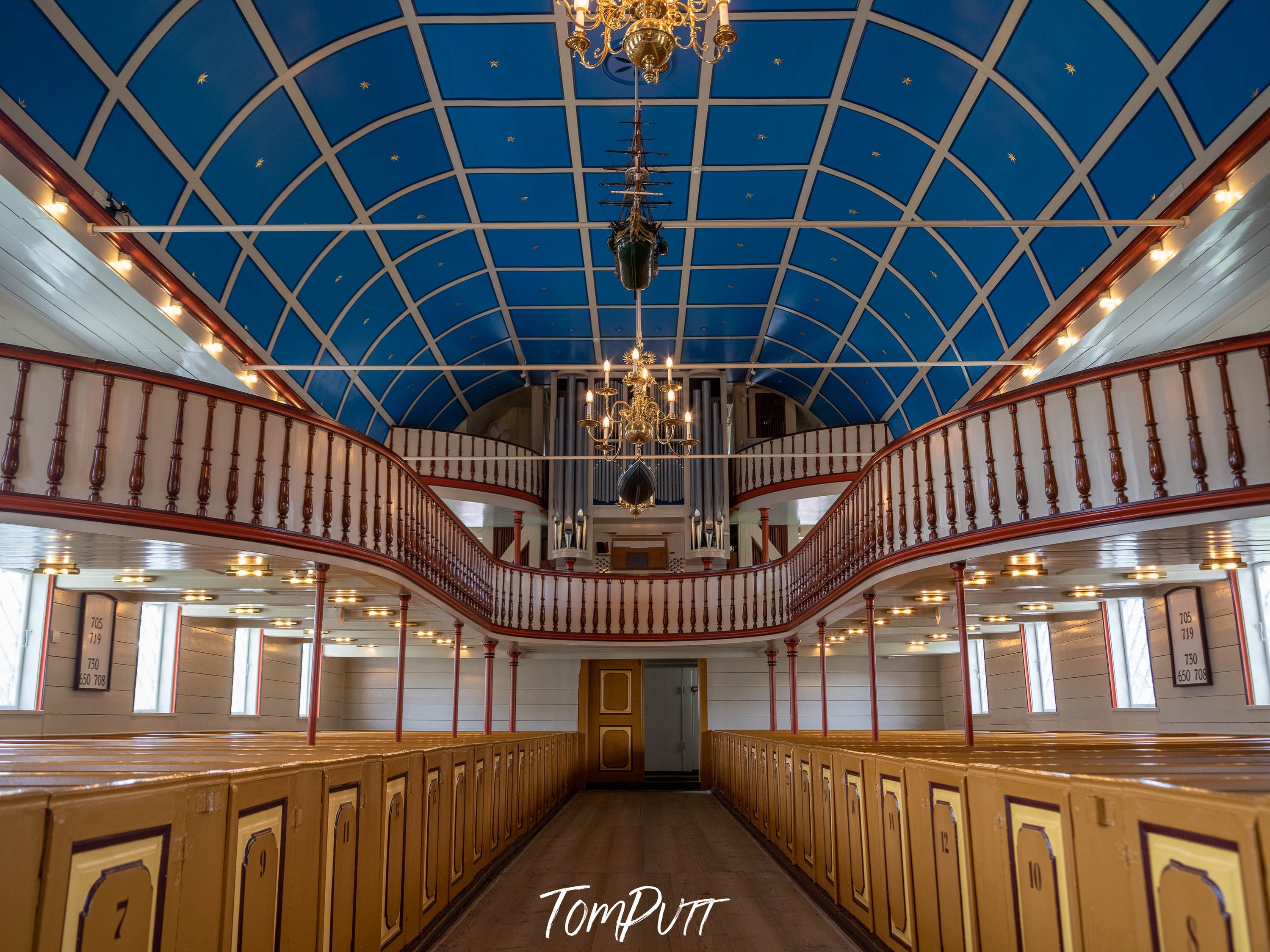 Inside Torshavn Catherdral, Faroe Islands