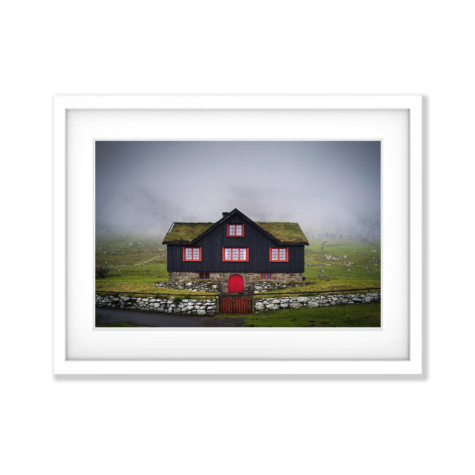 A typical Faroe Islands house