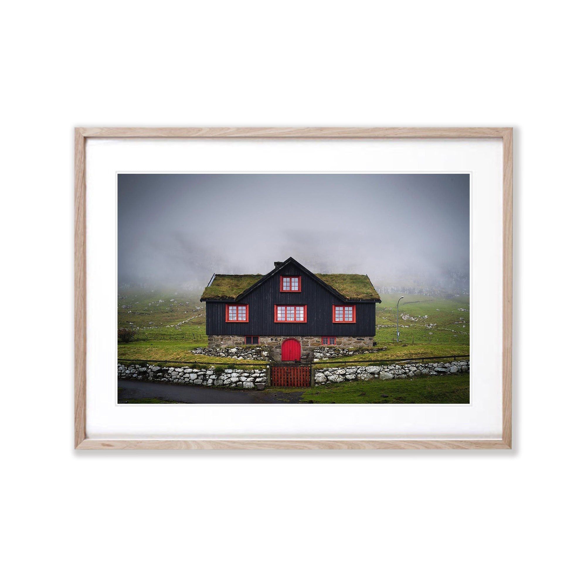 A typical Faroe Islands house