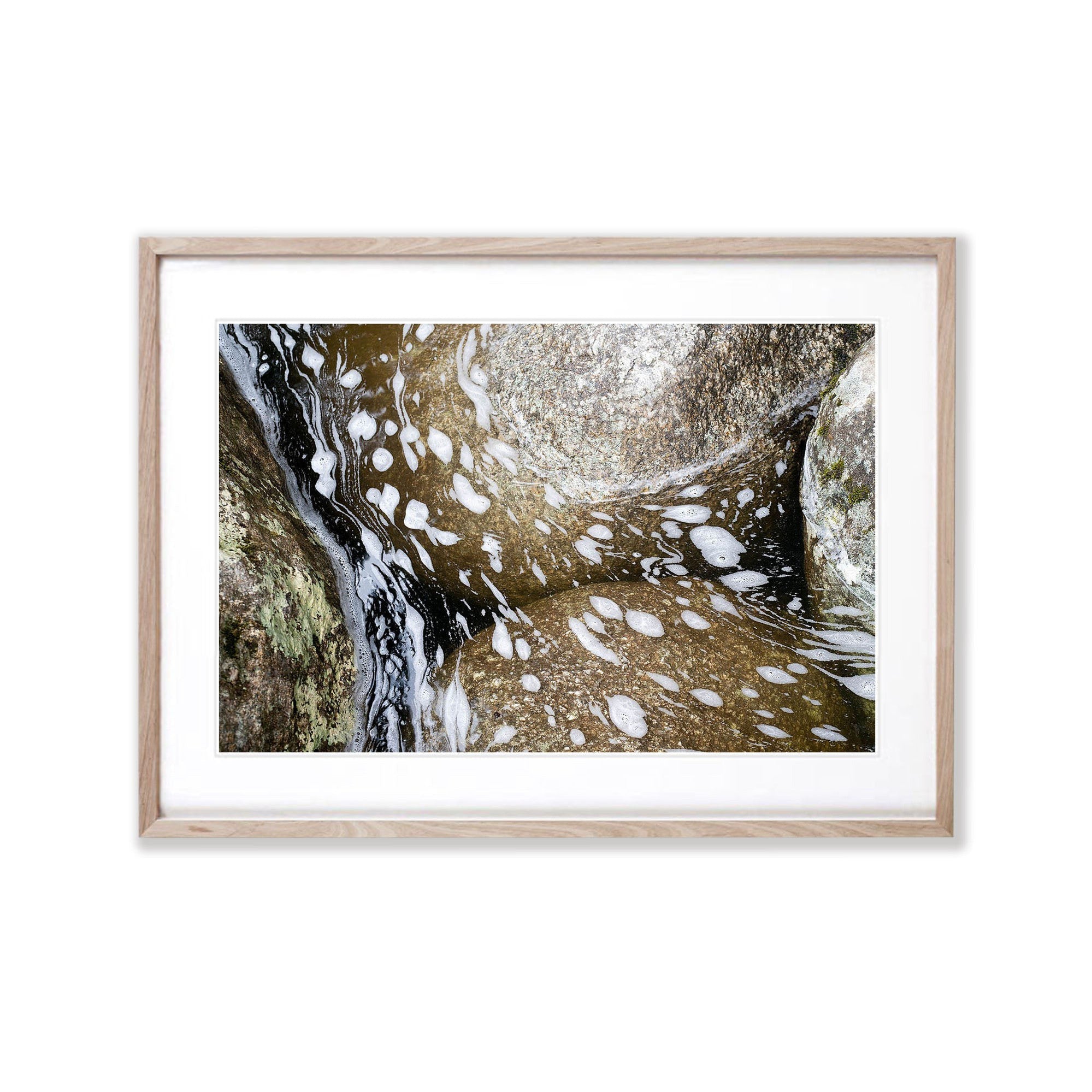 Foam on water, Babinda Boulders, Far North Queensland