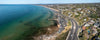 Frankston Beach and Olivers Hill from above