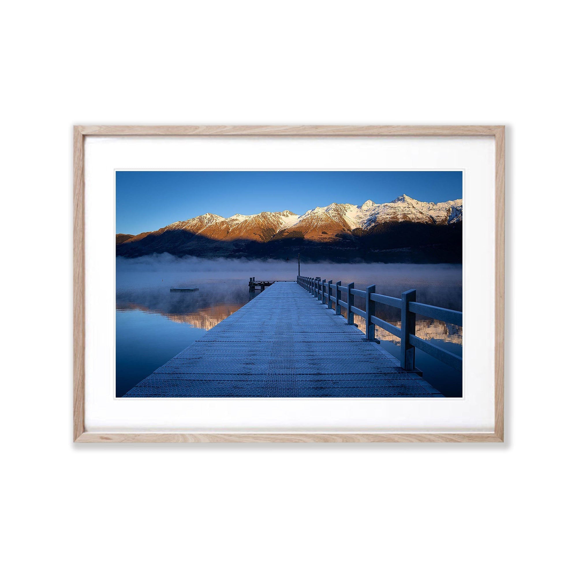 Glenorchy Jetty in winter, South Island, New Zealand