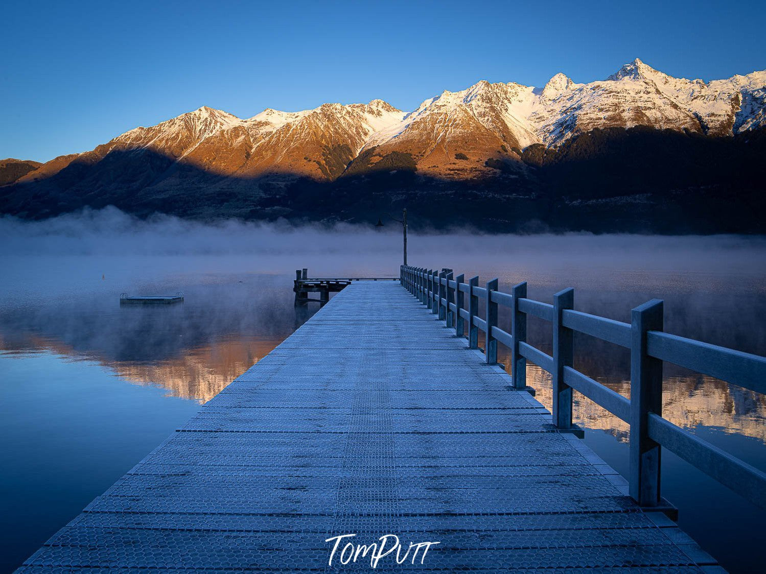 Glenorchy Jetty in winter, South Island, New Zealand