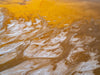 Golden lake with a white color random texture, Golden Lake