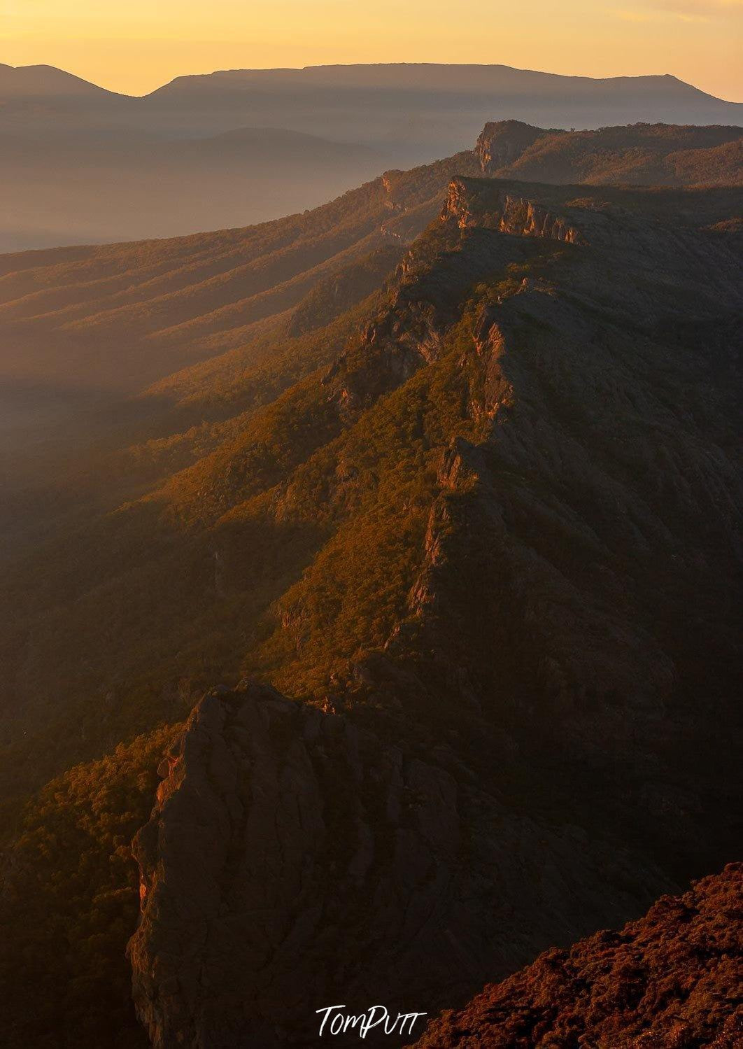 Giant greeny mountains series, Grampians Rays - The Grampians, VIC