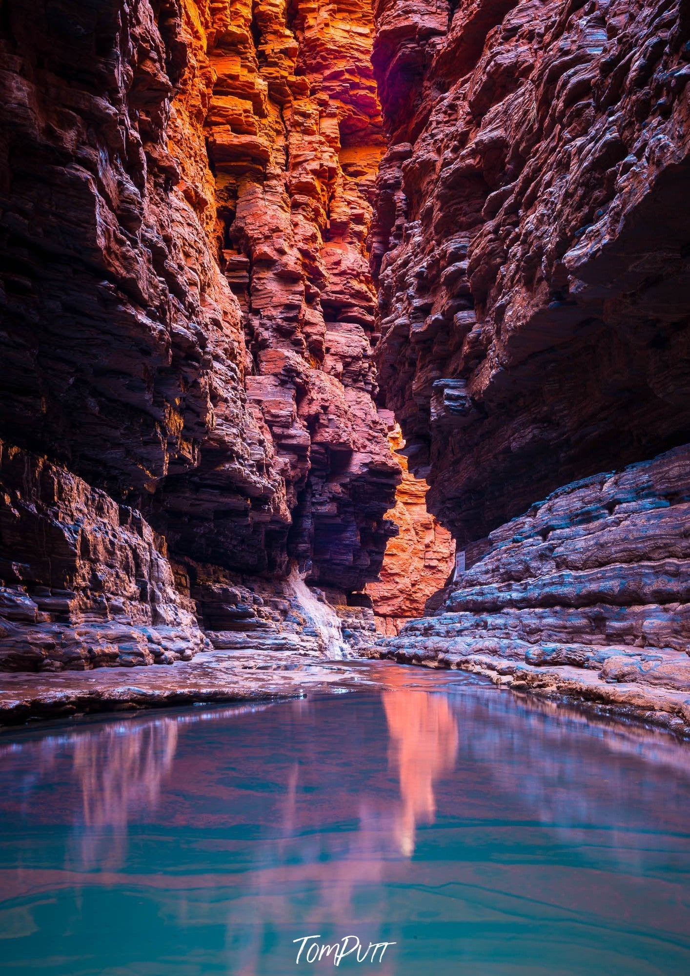 Hancock Gorge Glow, Karijini, The Pilbara