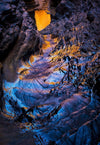 Artwork of beautiful shining, and reflecting water flow, Hancock Gorge - Karijini, The Pilbara 