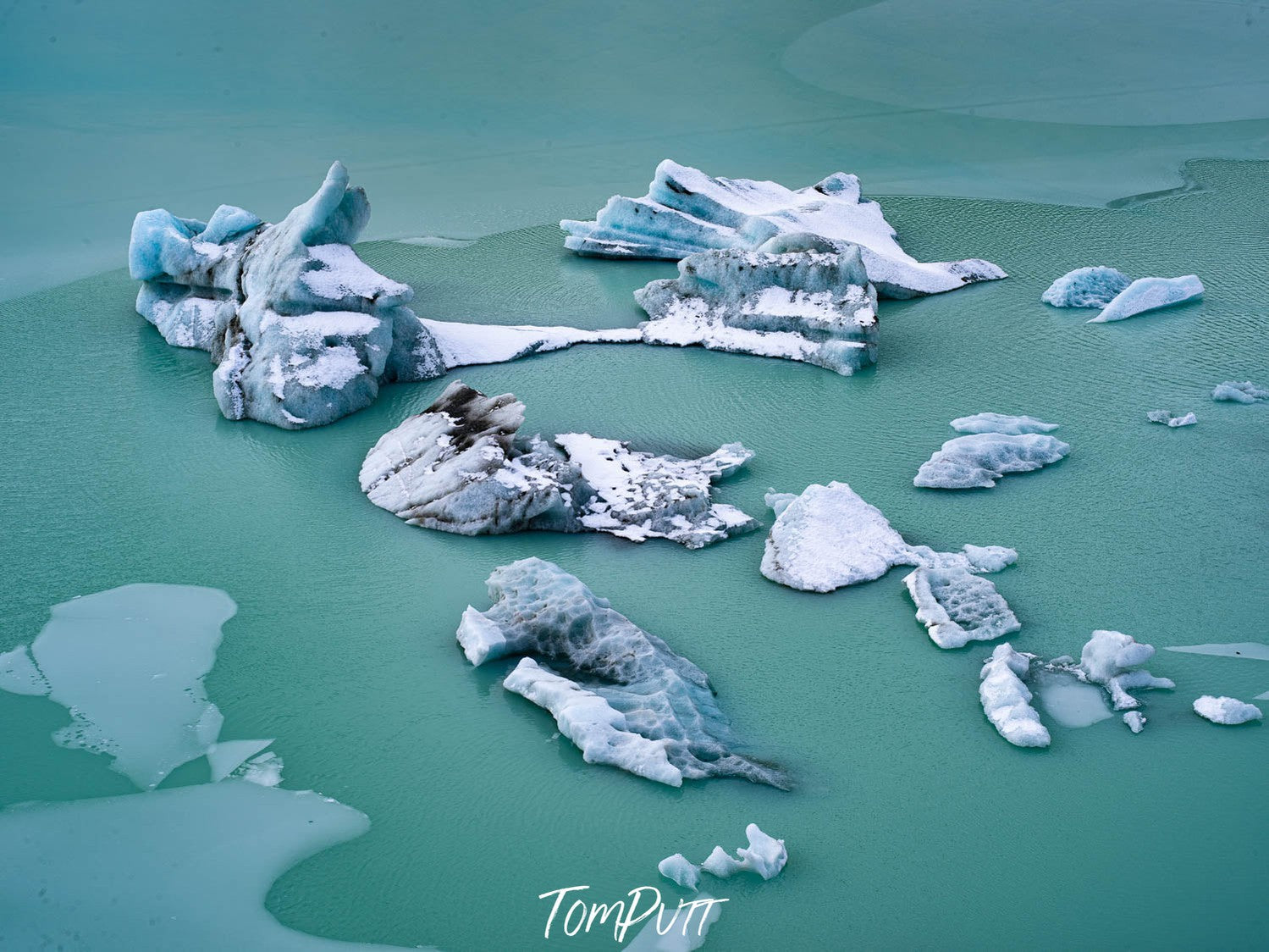 Icebergs No.2, Tasman Lake, Mount Cook, New Zealand