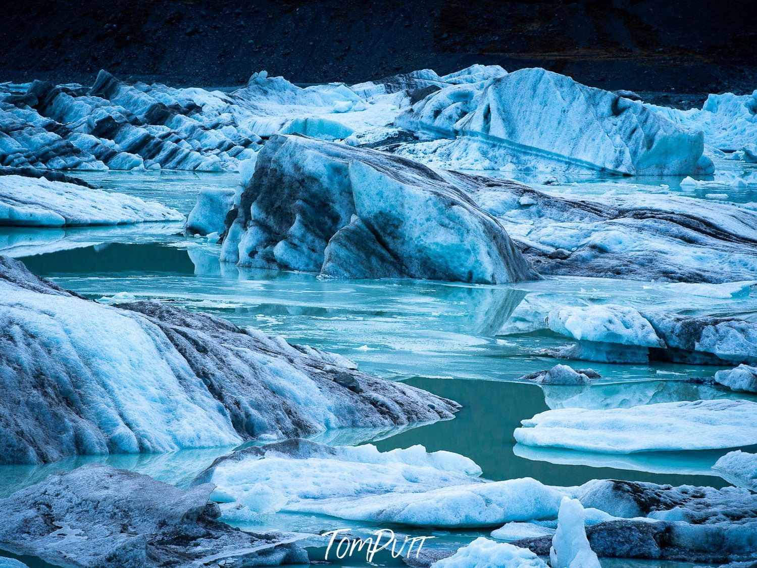 Icebergs, Tasman Lake, Mount Cook, New Zealand