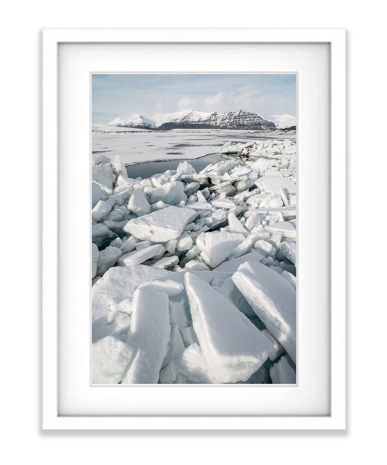 Ice Flow, Jökulsárlón Glacier Lagoon, Iceland