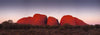 A group of stones after a greenery land, Kata Tjuta Sunset - Red Centre NT