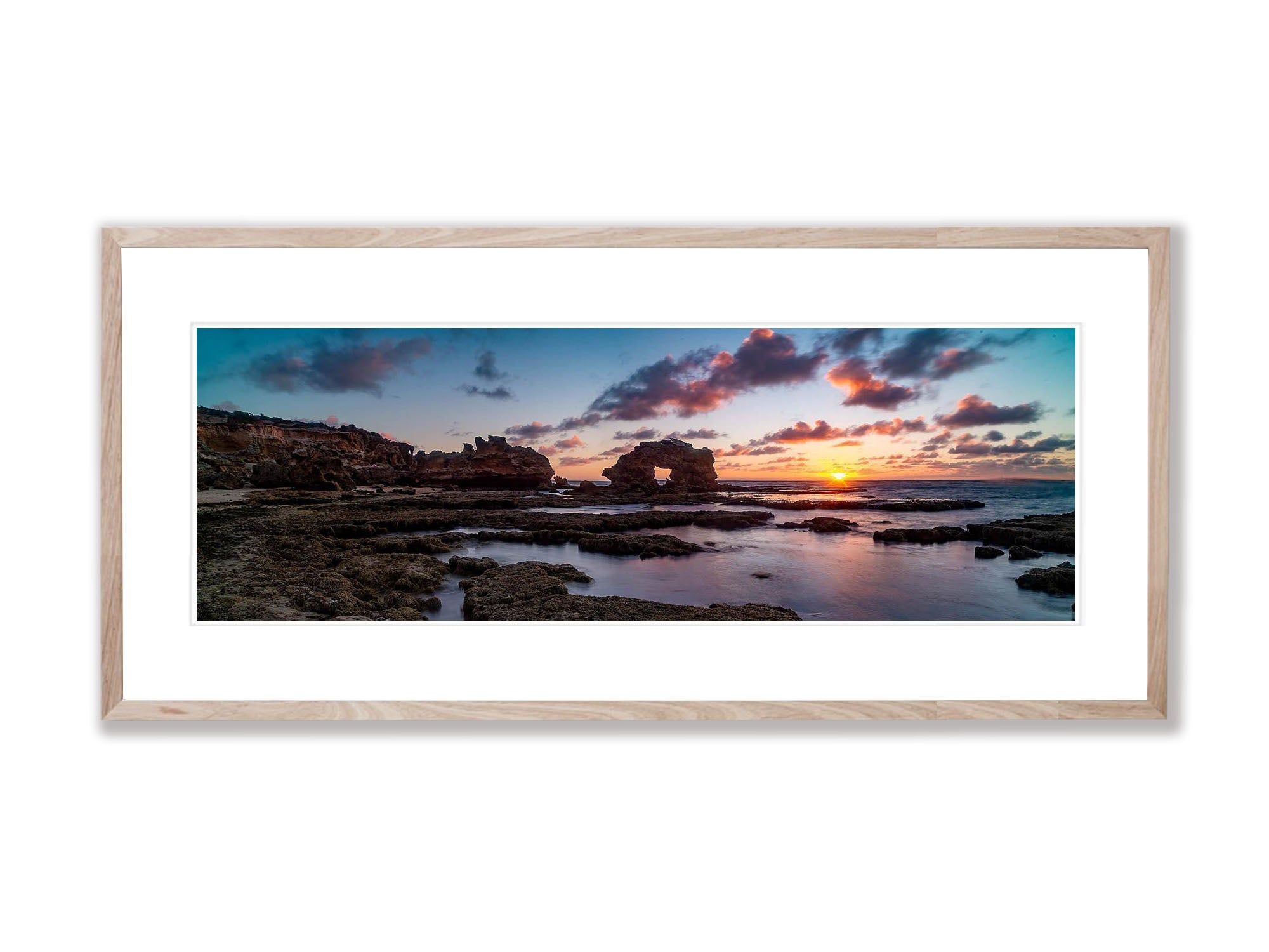 Keyhole Rock Sunset, Blairgowrie, Mornington Peninsula, VIC