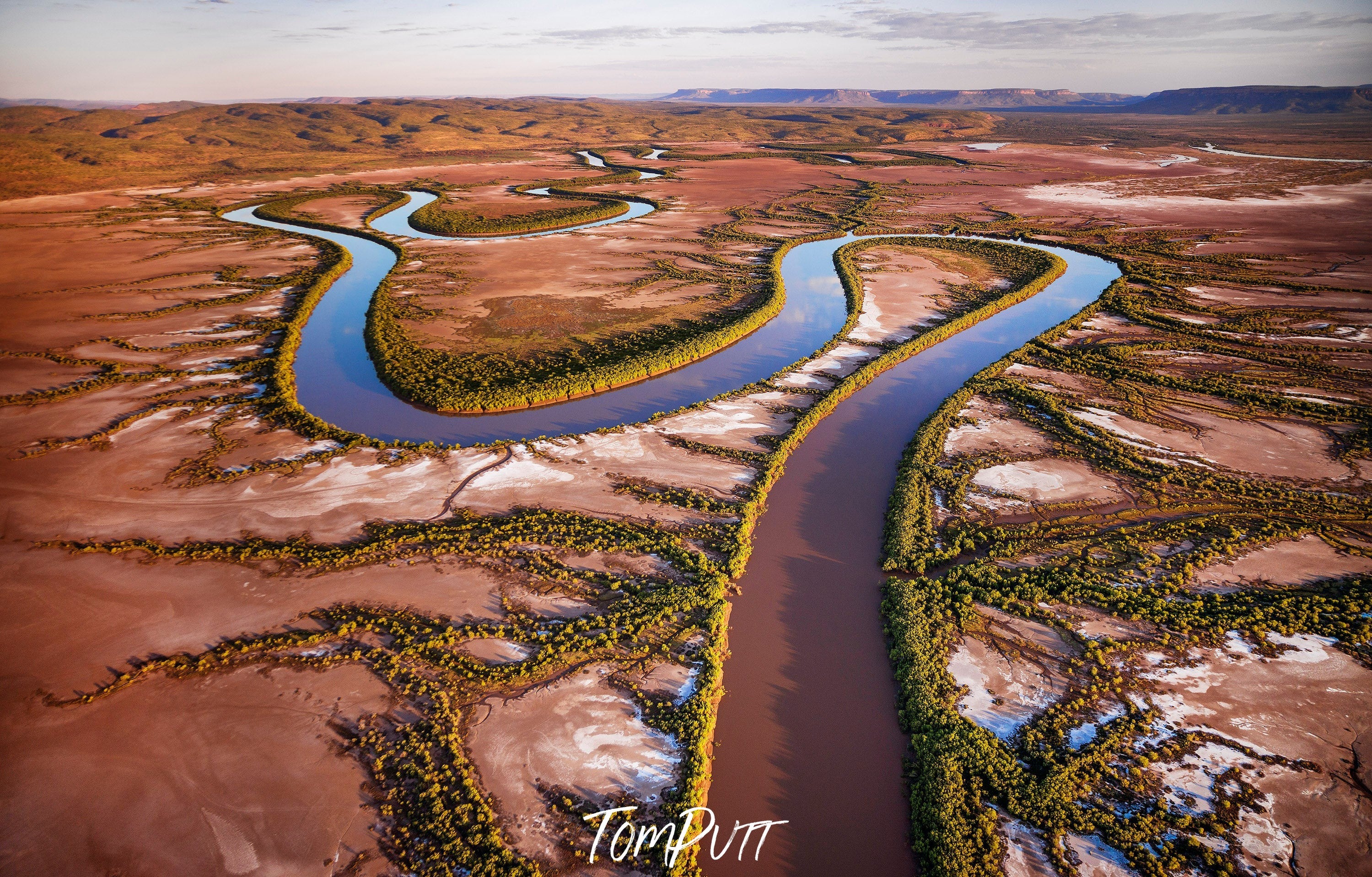 King River from the air, Wyndham, The Kimberley