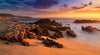 A large sequence of rocky stones on the beach, Koonya Beach Sunset, Sorrento - Mornington Peninsula VIC