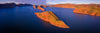 Giant stony islands in an ocean, Lake Argyle #18 - The Kimberley