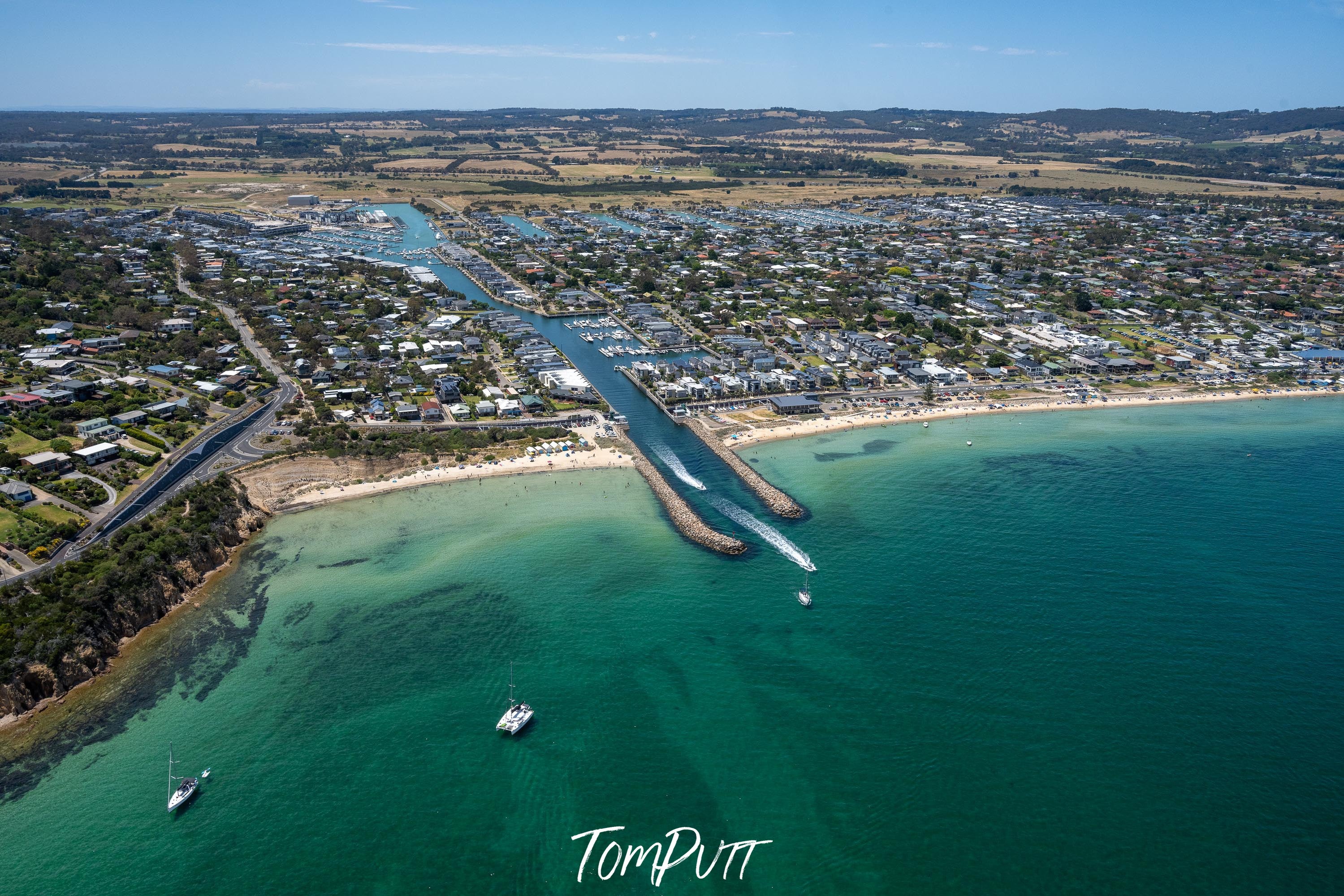 Martha Cove from above