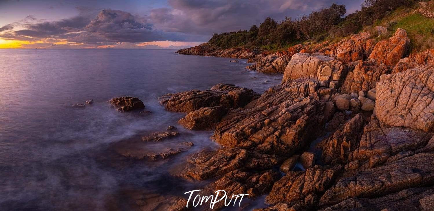 Wide mountain walls with an sea corner below, Martha Shores - Mornington Peninsula VIC