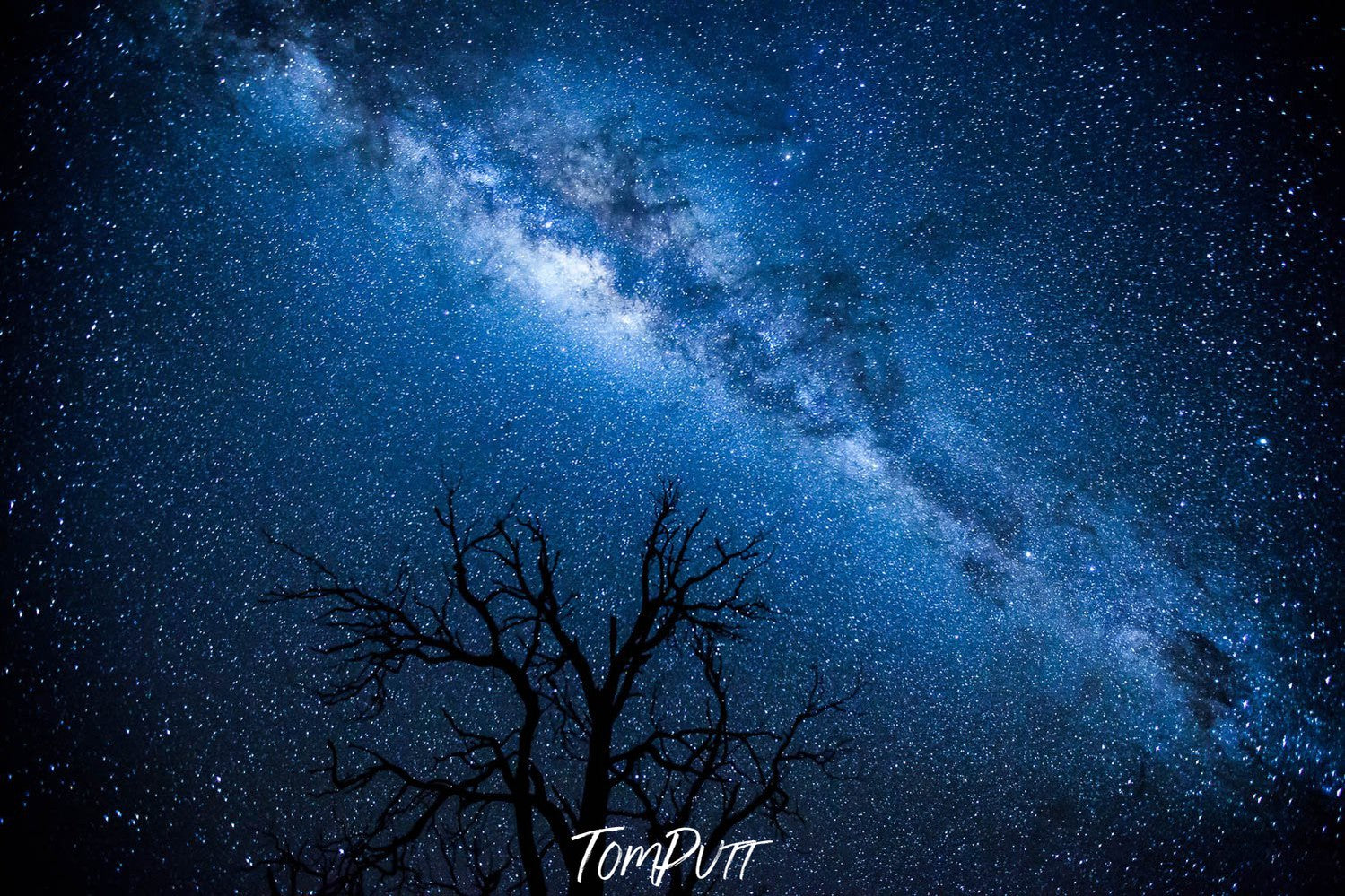 A view of galaxy darkness with a lot of stars, Milky Way, West MacDonnell Ranges - Northern Territory