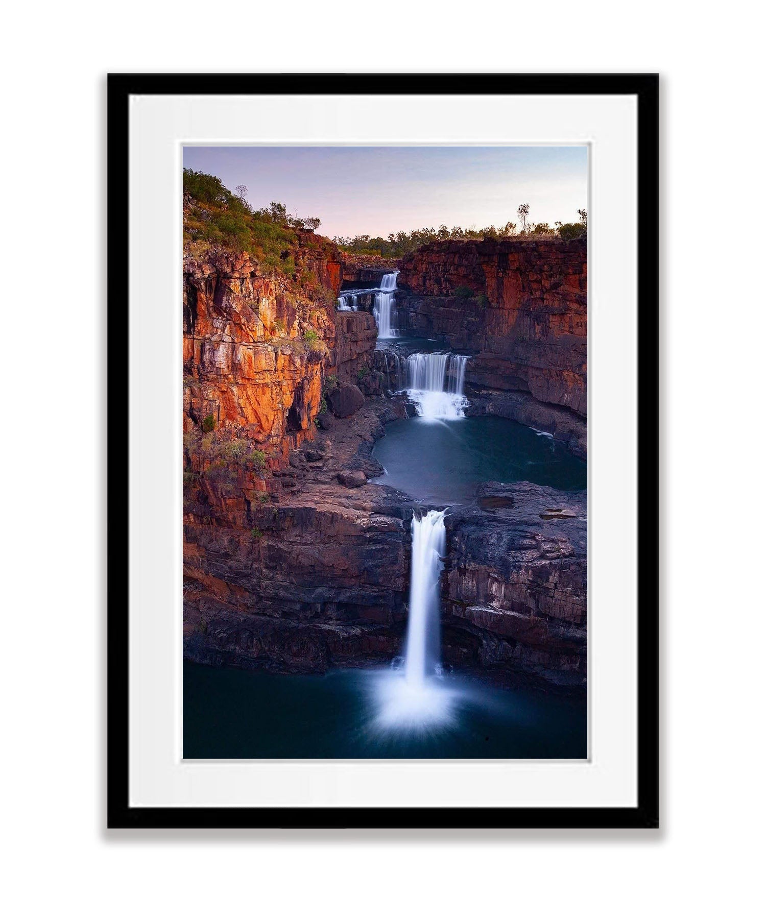 Mitchell Falls at Dusk, The Kimberley, Western Australia