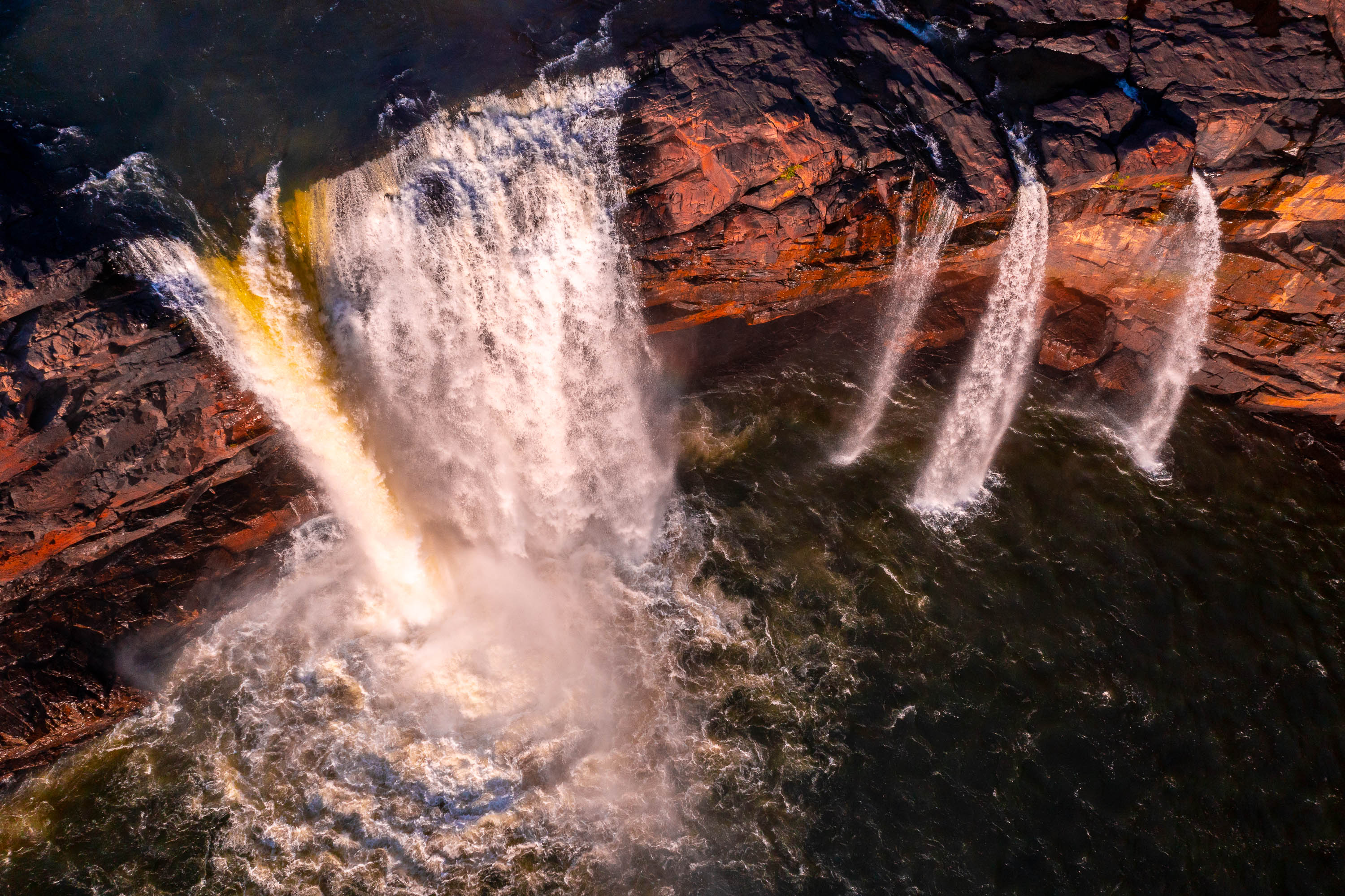 Mitchell Falls from above, The Kimberley