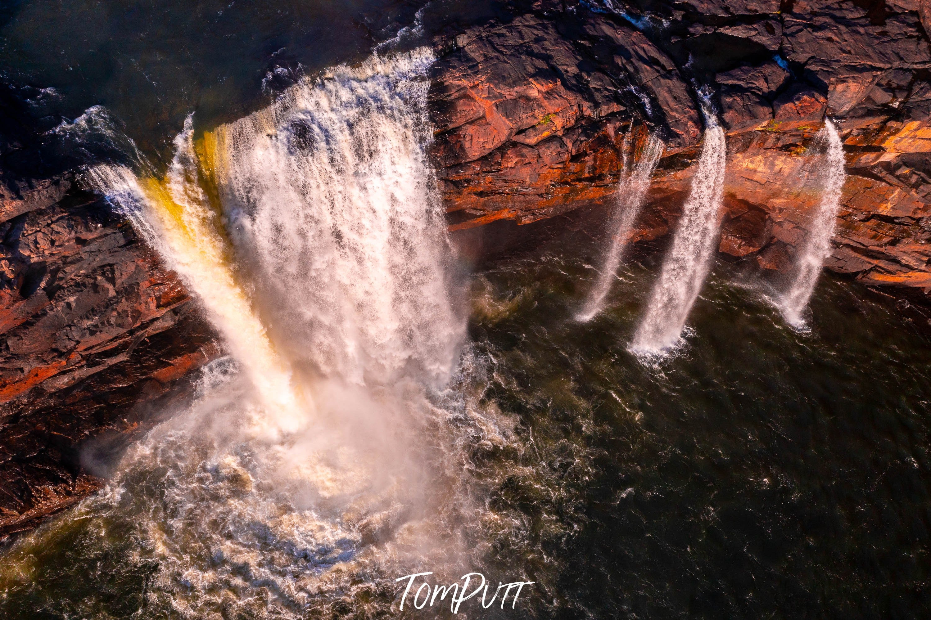 Mitchell Falls from above, The Kimberley