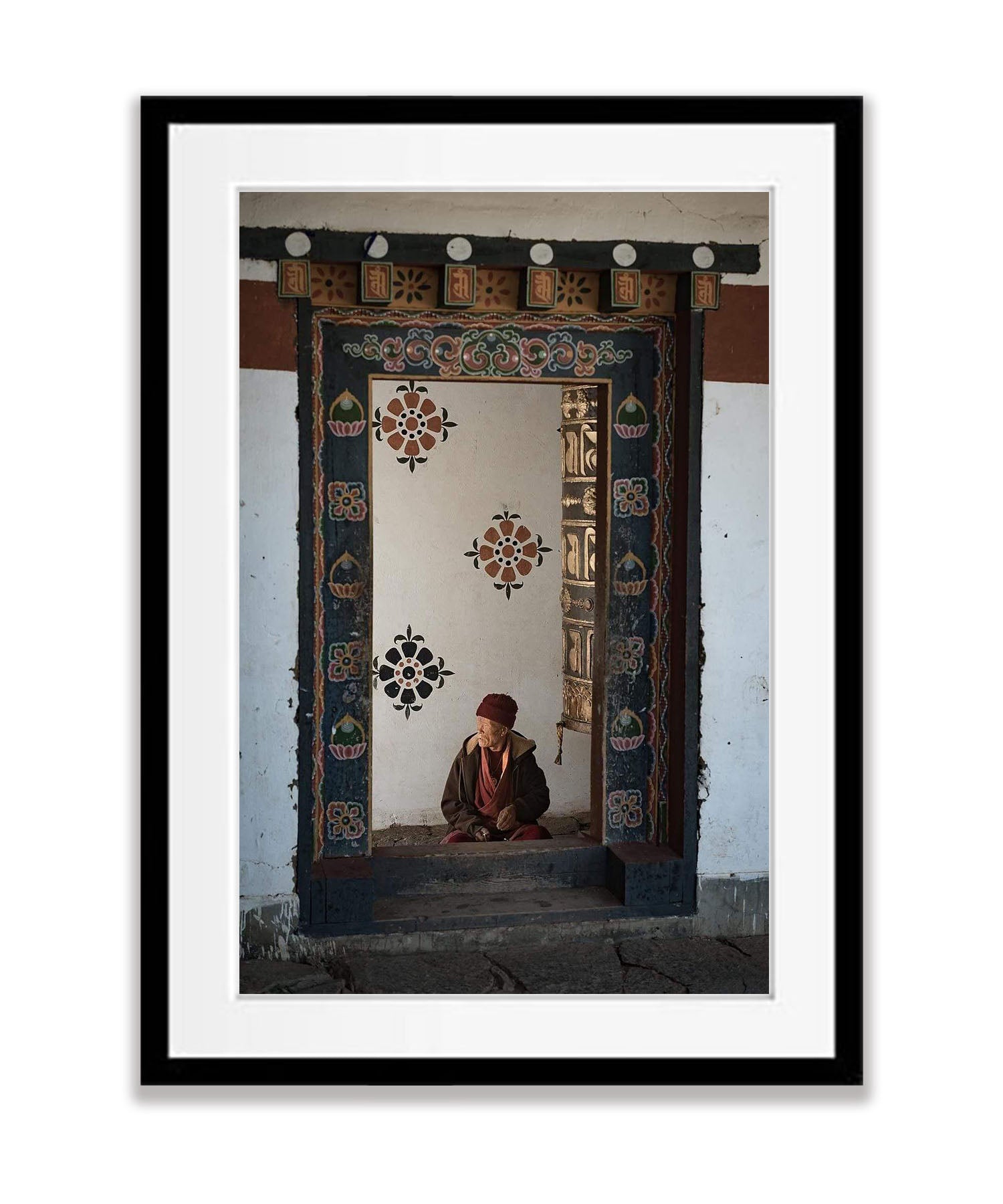 Monk Praying, Bhutan