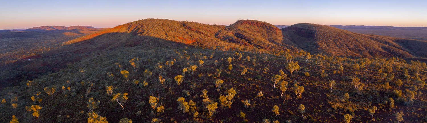 Morning Light on the Karijini Ranges, Western Australia