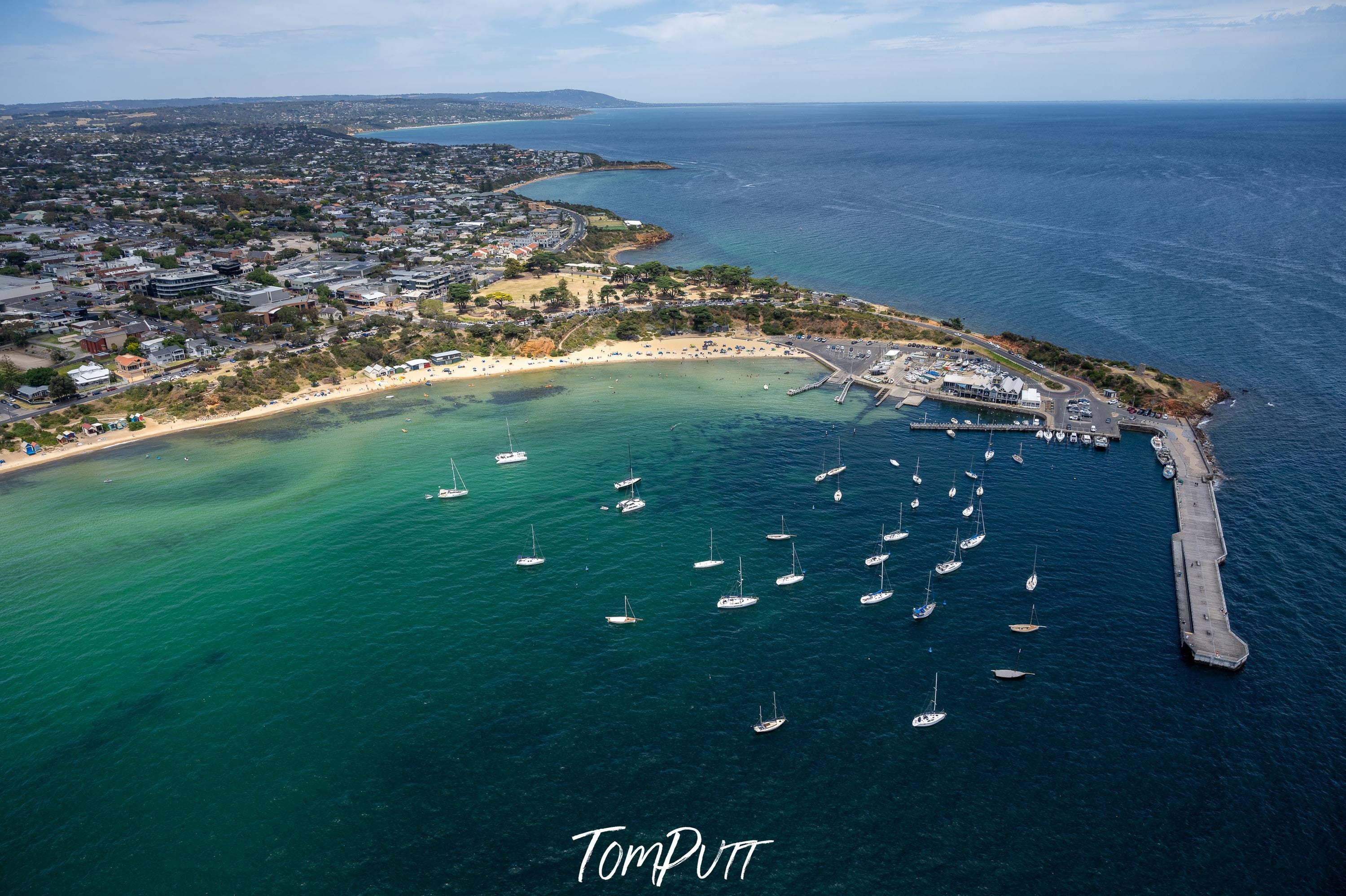 Mornington Harbour from above