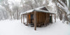 A small house on a snow-covered area, Mountain Hut - Victorian High Country