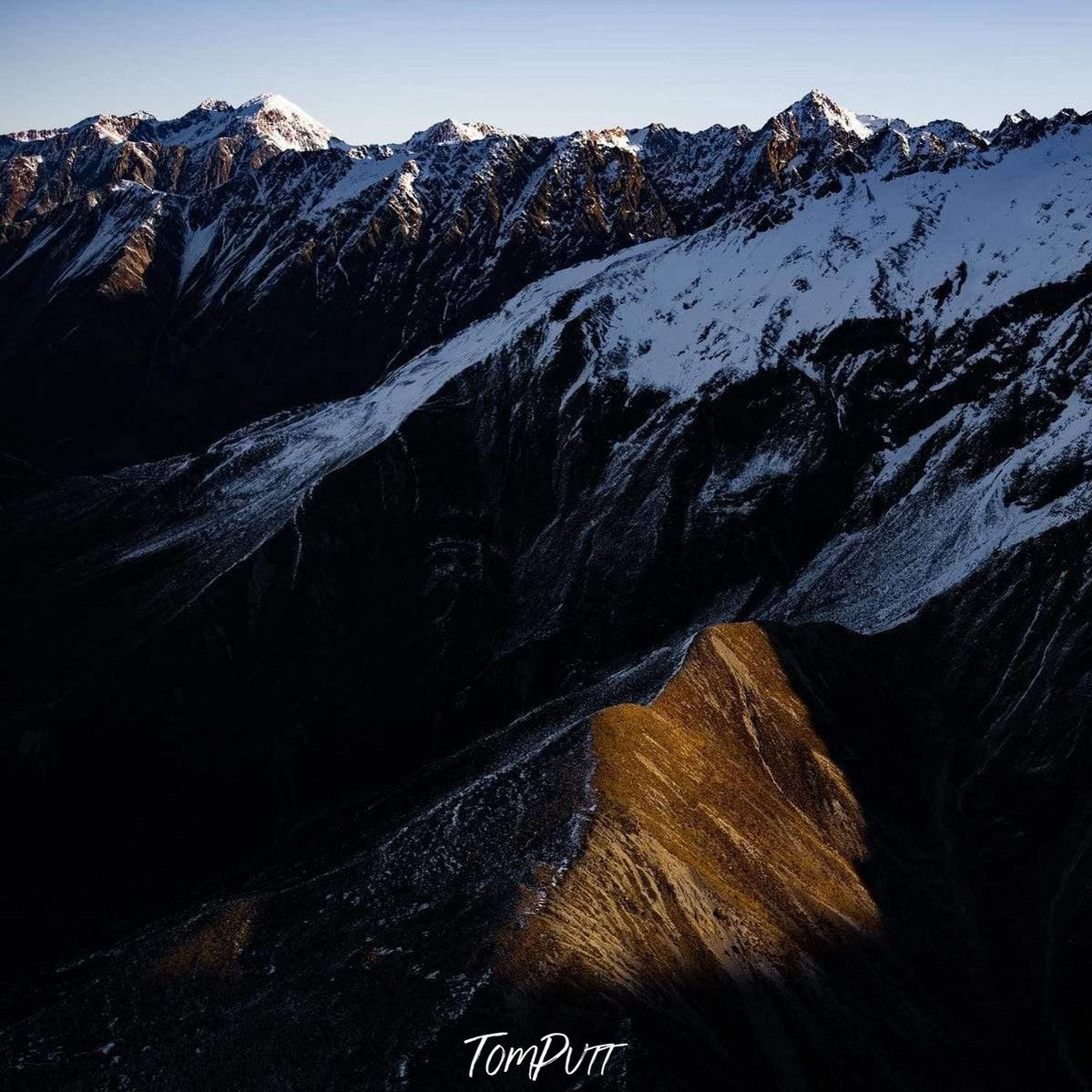 High mountains scenery with snow over them, Mountain Scenery