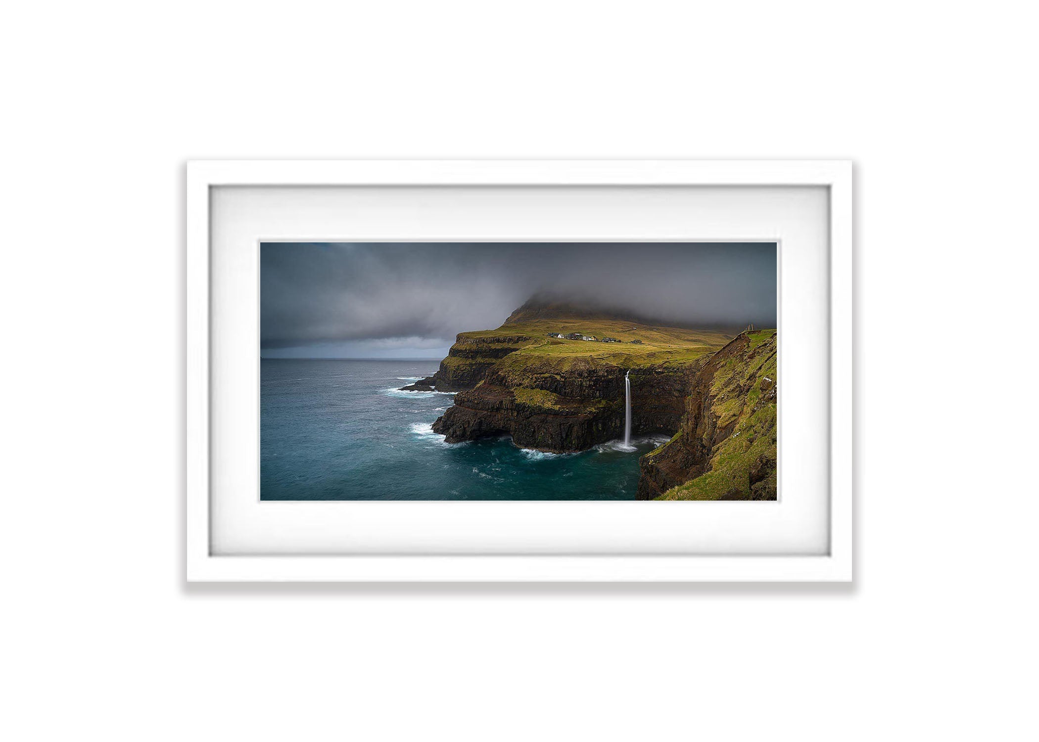 Mulafossar Waterfall, Faroe Islands