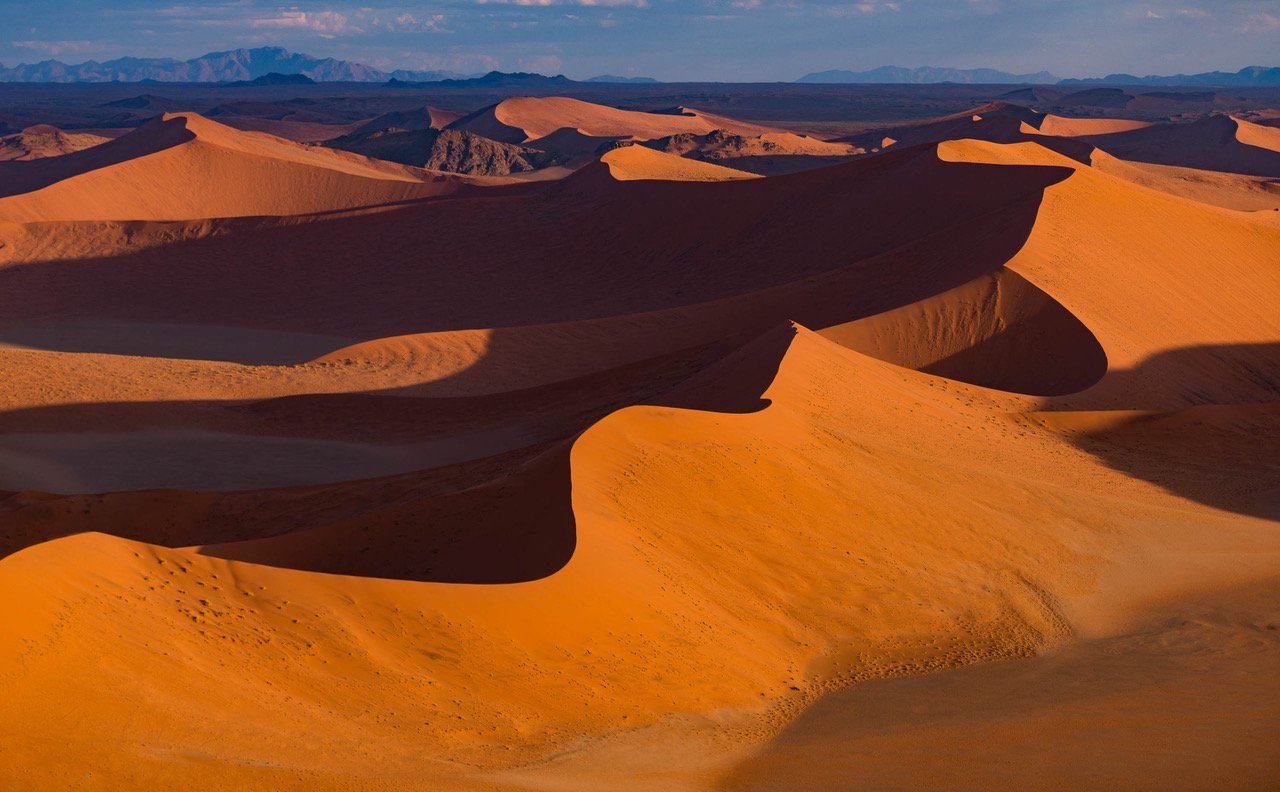 Desert with giant waves of sands, Namibia #13, Africa