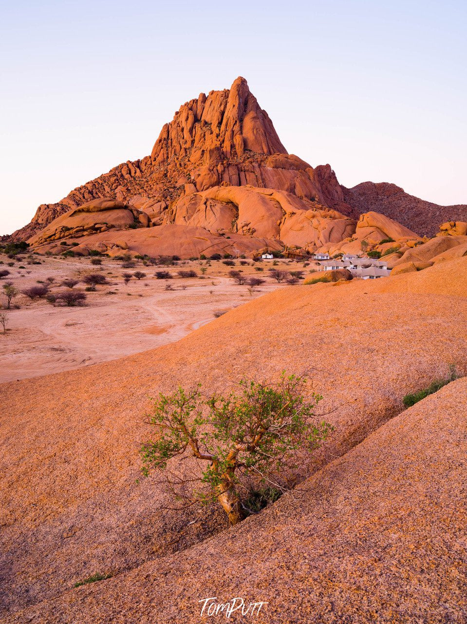 Mound of rock in a desert-like area, Namibia #20, Africa