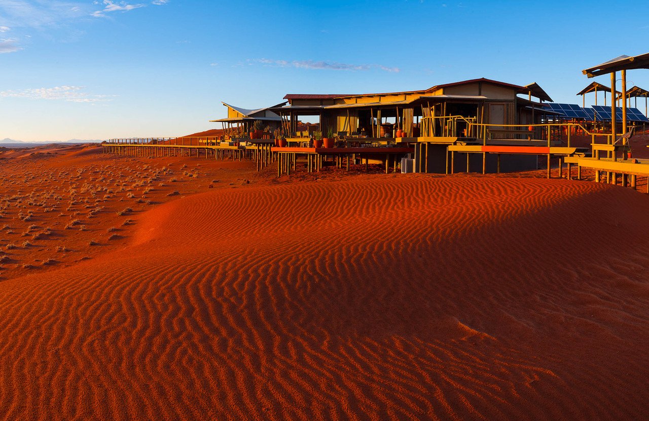 Wooden hotel in a desert, Namibia #3, Africa