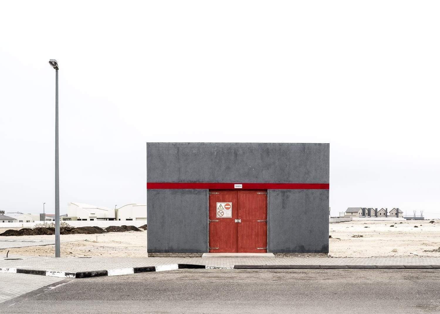 A guest house with a road light, Namibia #7