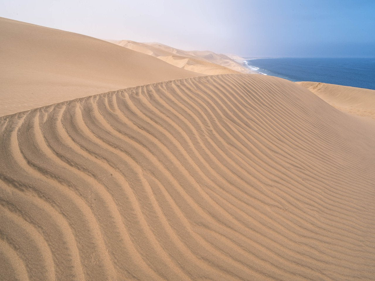 Desert with sand waves, Namibia #9, Africa