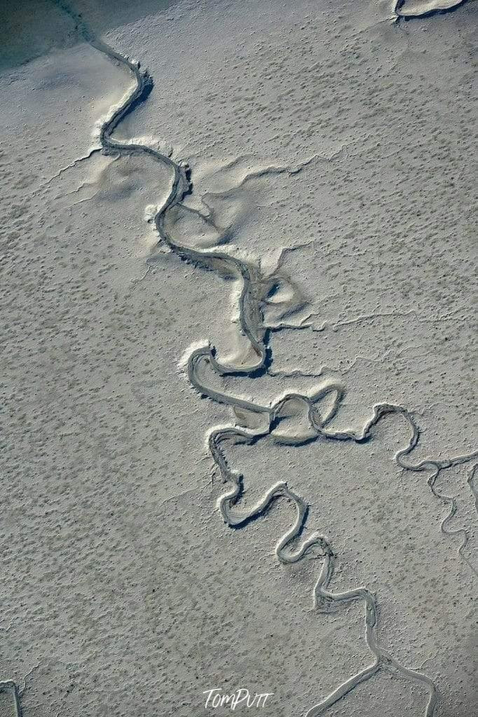 The long curvy line on a grey land, Nature's Patterns