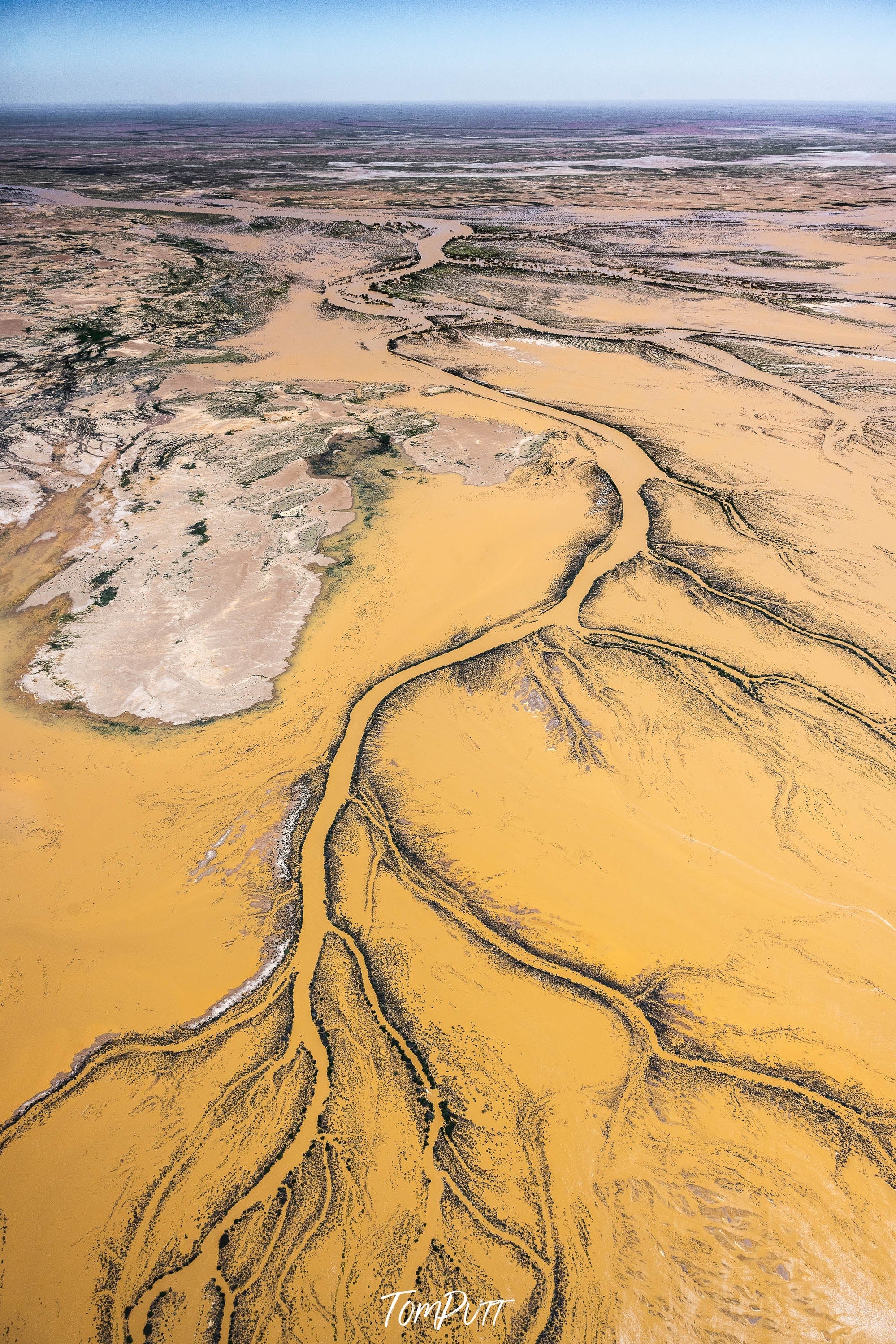 Neales Delta in flood No.2, Kati Thanda-Lake Eyre